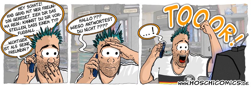 Hoschi-Comic #113: 'König Fussball'