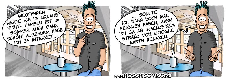 Hoschi-Comic #114: 'Urlaub 2.0'