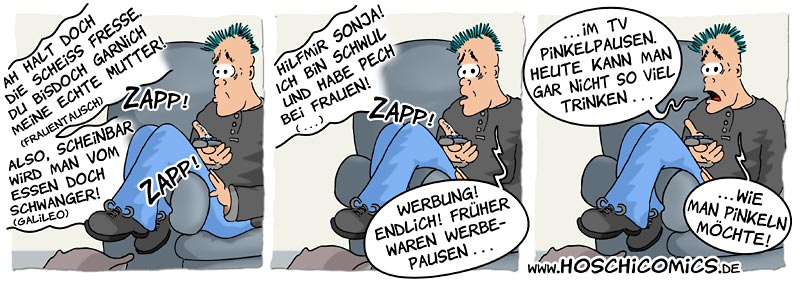 Hoschi-Comic #119: 'Dumm-TV'