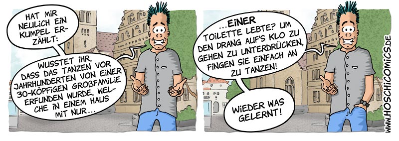 Hoschi-Comic #126: 'Traumtänzer'